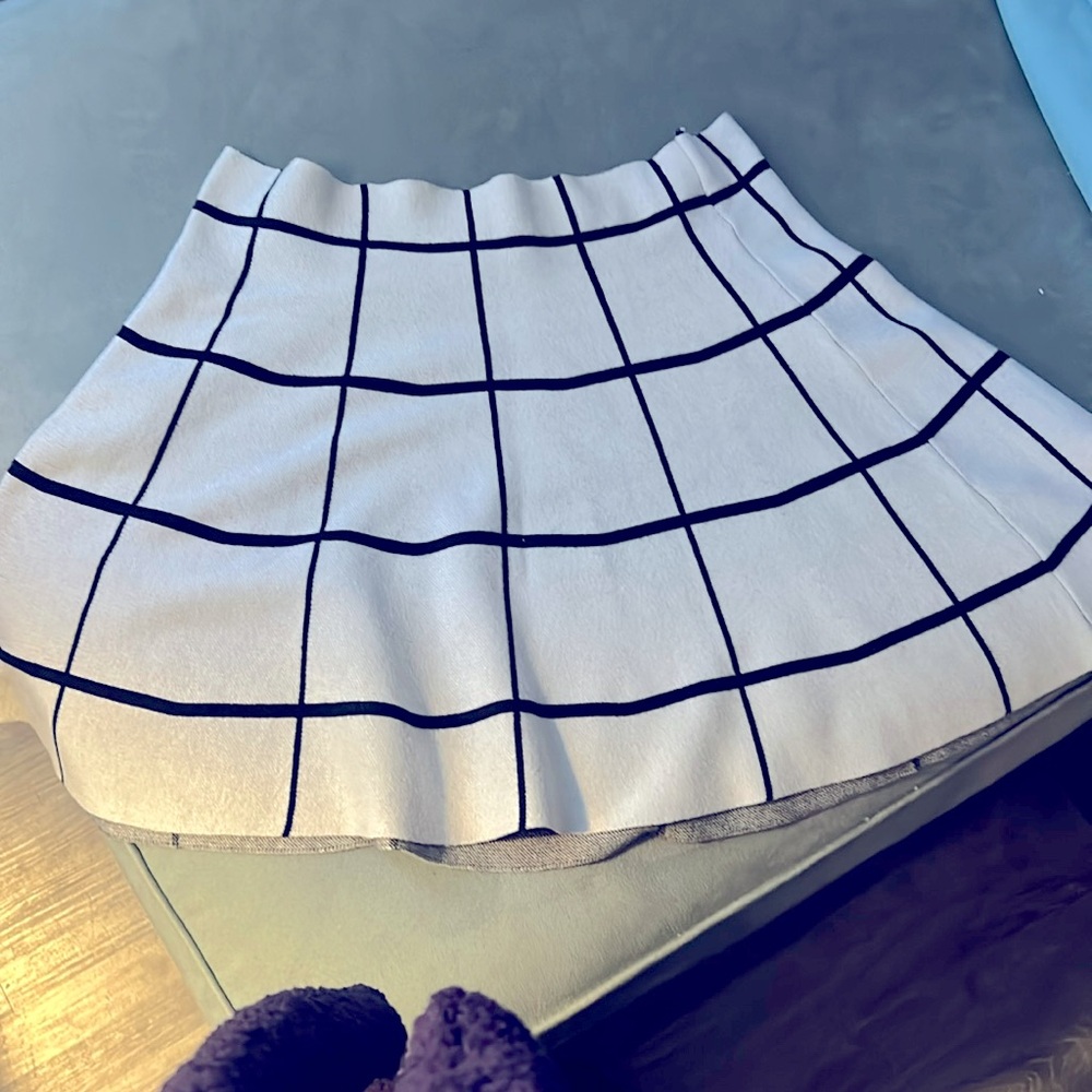 Akira skirt black and white